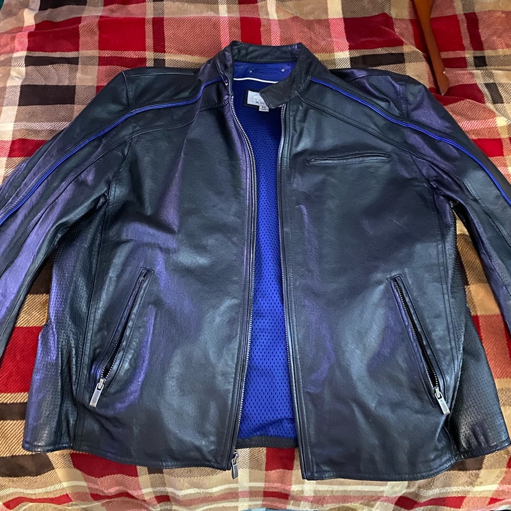 WILSONS LEATHER M. JULIAN BIKER CAFE LEATHER JACKET MENS SIZE XL 🔥FLASH SALE!🔥